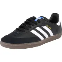 Adidas Låg sneaker 'Samba' blå / guld / svart / vit