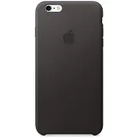 Apple iPhone 6/6s plus leather case - Black