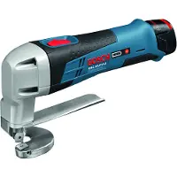 Bosch Sladdlös plåtsax GSC 12 V -13 set, 2 x 2,0 Ah, laddare + fodral L-Boxx 102