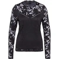 Vila Stasia Lace T-shirt Med Lång ärm