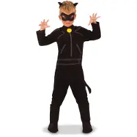 Rubies Maskeradkläder - CAT Noir - - 5-6 år (110-116) - Maskeradkläder