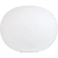 Flos Design bordslampa GLO-BALL, dimbar, Vitt / opal, Vardagsrum / matsal, Glas, Design, Bordslampa
