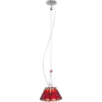 Ingo Maurer Taklampa , Campari Light, dimbara, Röd, Vardagsrum, Glas, Design