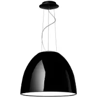 Artemide Taklampa , Nur Gloss, dimbara, Svart, Vardagsrum, Metall, Design
