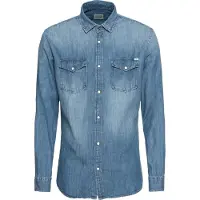 Jack & Jones Skjortor med långa ärmar JJESHERIDAN SHIRT L/S man - Blå - EU L