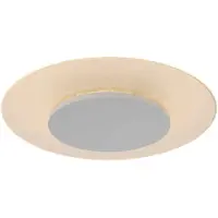 Steinhauer LED taklampa Lido, dimbar, Vitt / opal, Vardagsrum / matsal, Metall, Modern, LED-taklampa