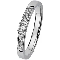 Kohinoor 033-210V-13 Diamantring vitguld Margit 18