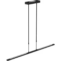 Steinhauer Pendellampa Zelena, dimbar, Svart, Vardagsrum / matsal, Metall, Modern