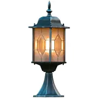 Konstsmide 7246-759 Milano Utomhusmarkbelysning Lågenergilampa E27 75 W Svart, Silver