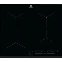 Electrolux EIT61443B - Induktionshäll - 4 kokplattor - Fördjupning - bredd: 56 cm - djup: 49 cm - med fasad framsida - svart