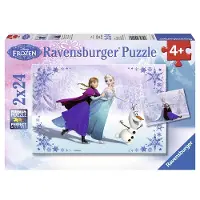 Ravensburger Pussel Frozen Sisters 2x24 st - - Tecknade serier och serier