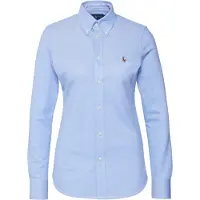 Ralph Lauren Blus 'Heidi' ljusblå / brun / röd / vit