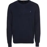 Ralph Lauren för män. 710684957001 Bomullsjersey med smal passform marinblå (M), Casual, Klassisk, Marino
