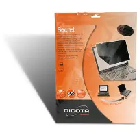 Dicota - Sekretessfilter till bärbar dator - 2-vägs - anslutning/vidhäftning - 15,6 tum bred - svart