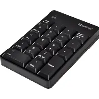 Sandberg Tangentbord siffror 2 | svart | Wireless