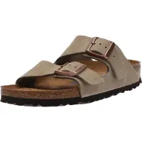 Birkenstock Pantolette 'Arizona' taupe