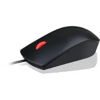 Lenovo Essential - Mus - höger- och vänsterhänta - optisk - 3 knappar - kabelansluten - USB - svart - för ThinkPad T16 Gen 4 21QN