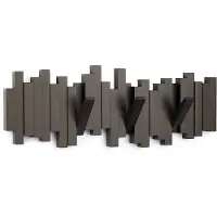 Umbra Designer väggklädhängare Sticks Espresso 49,2 x 18,1 x 2,9 cm