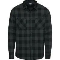 Urban Classics Skjorta antracit / svart