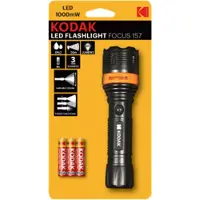 Kodak ficklampa turism LED Focus 157 60lm IP62 zoom + 3 batterier
