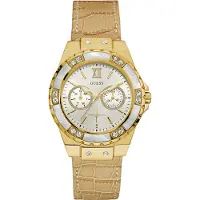 GUESS Ladies Limelight Watch Beige