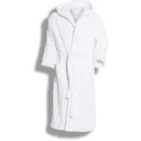 Kosta Linnewäfveri Badrock Med Huva Vit L/Xl