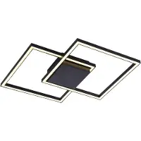 Freelight LED taklampa Falcon, dimbar, Svart, Vardagsrum / matsal, Metall, Modern, LED-taklampa