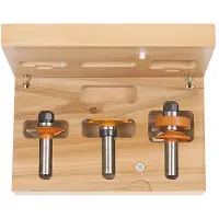 Cmt Fräs borrset for glas panel; 1/2'' (12,7 mm); 3 delars