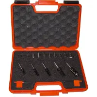 Cmt Fräs borrset with insert knives; 8 mm; 17 delar