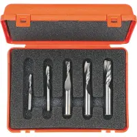 Cmt Fräs borrset upcut spiral; 8 mm; 5 delars