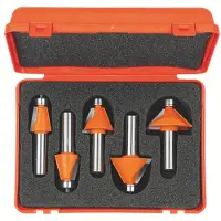 Cmt Fräs borrset chamfer; 1/2'' (12,7 mm); 5 delars