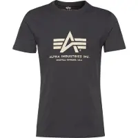 Alpha industries T-shirt grafit / vit