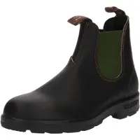 Blundstone för män. 519 Ankelstövlar i läder 519 grön (45), Hud, Brun, Karta, Ingen, Casual