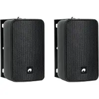 Omnitronic 11036950, 2-vägs, 2.0 kanaler, Kabel, 40 W, 75 - 20000 hz, Svart