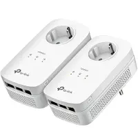 TP-LINK TL-PA8030P KIT - Starter Kit - Powerline-adapter 1GbE, HomePlug AV (HPAV), HomePlug AV (HPAV) 2.0 - vägginsticksbar