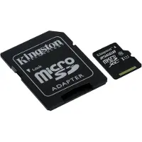 Kingston Standard Micro Sd Class 10 256gb Minneskort Med Adapter