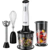 Russell Hobbs Horizon 24710-56 3 in 1 - Handmixer - 500 W - glansig/svart/skinande is-vit