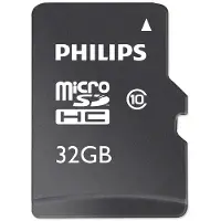Philips Micro SDHC minneskort + adapter 32GB | klass 10 |