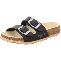 Superfit Kids' Fussbettpantoffel Black