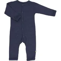 Joha Onesie - Ull/Silke - Marinblå - - 60 - Onesie