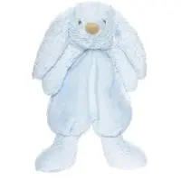 Teddykompaniet Snuttefilt - Kanin - 28 cm - Ljusblå - - One Size - Snuttefilt