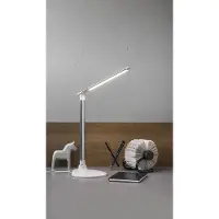 Airam Gina Bordslampa Dimbar LED 14W 827/845/860 800lm Vit/silver