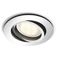 Philips myLiving Infälld spot, Nedtryckbar spotlight, Glödlampan/-lamporna kan inte bytas ut, 1 lampor, LED, 500 LM, Brun