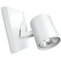 Philips myLiving Spot, Utanpåliggande spotlight, Glödlampan/-lamporna kan inte bytas ut, 1 lampor, LED, 220-240 V, Vit