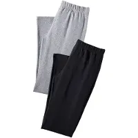 Vivance Leggings ljusgrå / svart