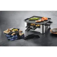 WMF Raclette - - LONO - För 4 personer - Svart - Silver