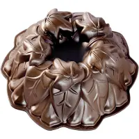 Nordic Ware Harvest Leaves Bundt Bakform - Bakformar Brun