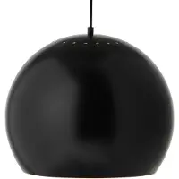 Frandsen Taklampa , Ball, dimbara, Svart, Vardagsrum, Metall, Design