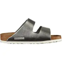 Birkenstock Pantolette 'Arizona' silver