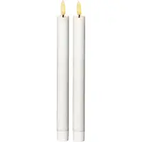 Star Trading LED Antikljus Flamme | 25cm | vit [] 2st